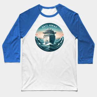 Cruise Ship Baseball T-Shirt